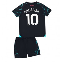 Manchester City Jack Grealish #10 Tredje trøje Børn 2023-24 Kortærmet (+ Korte bukser)